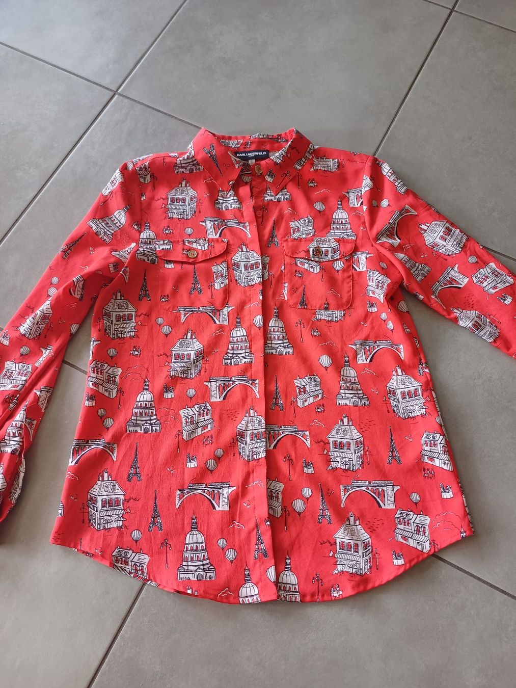 Karl Lagerfeld Camicette: Chemise Karl Lagerfeld – Nuovo (secondo la descrizione) da Collonges venduto da cam_72xf