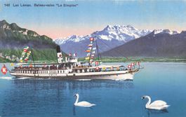 Genfersee (VD) Salonschiff Le Simplon