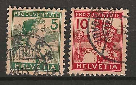 Tutti i francobolli: PJ015 - Pro Juventute 1915 obl. – Usato da Trélex venduto da Phil_Albert