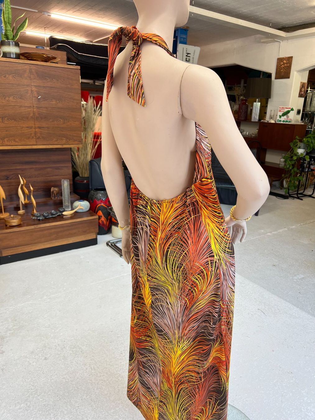Vestiti: Vintage 70er Jahre Kleid – Usato da Walzenhausen venduto da stilvollwohnen 1