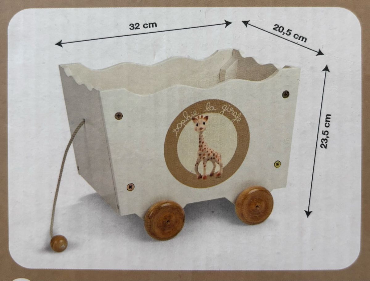 Janod Giocattoli: Coffre à jouets Sophie la Giraffe, marque Janod – Nuovo e nell'imballaggio originale da Cudrefin venduto da sdz_trl6 1