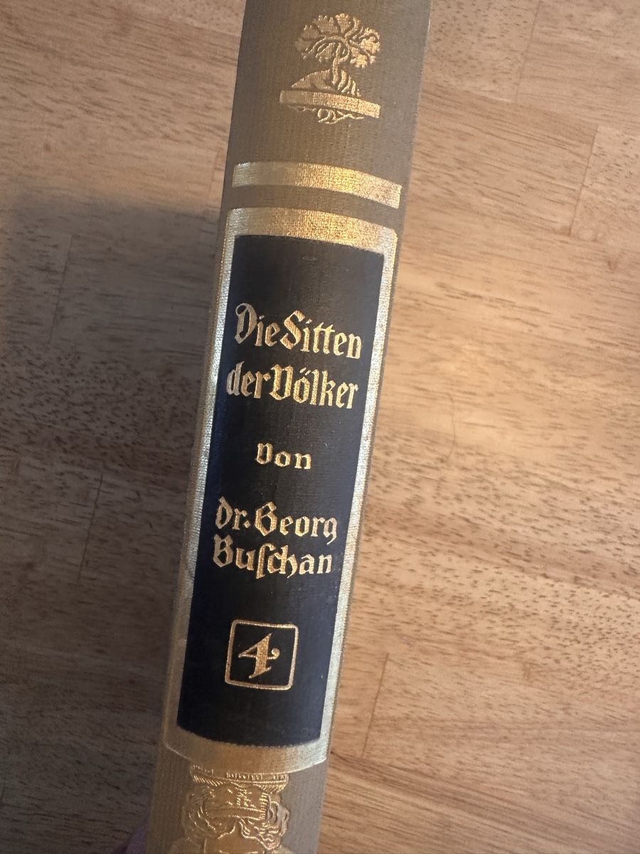 Libri: Die Sitten der Völker, Band 3 und 4 – Usato da Riehen venduto da fischre1 4
