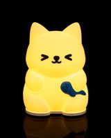 Lampe de chevet chat LED, douce lumière d'hiver!