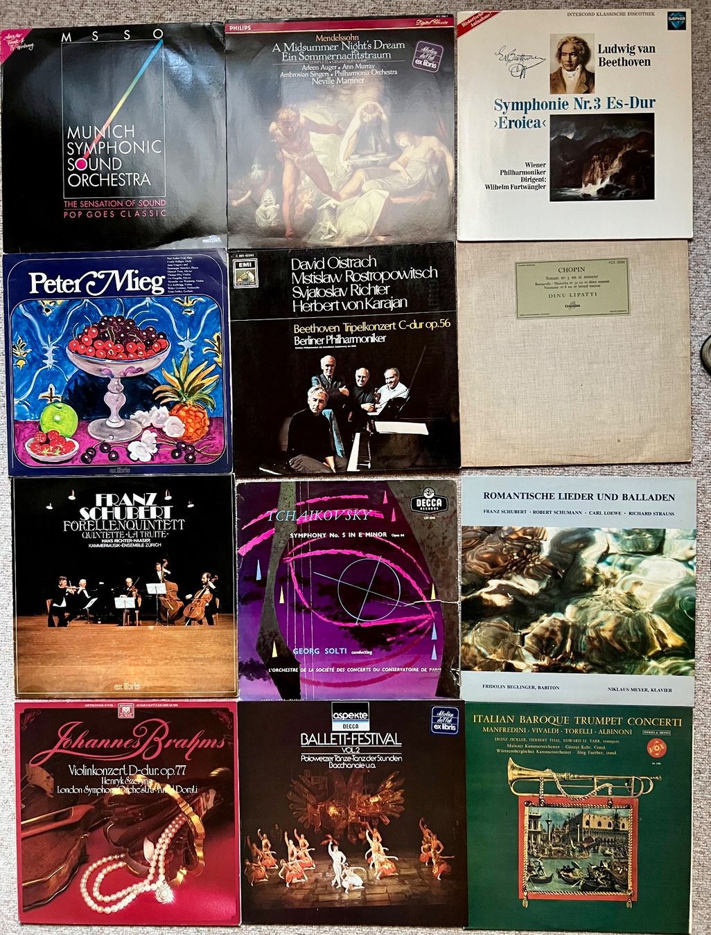Dischi in vinile: 80+ SCHALLPLATTEN SAMMLUNG KLASSIK – Usato da Unterseen venduto da bongmarley 1