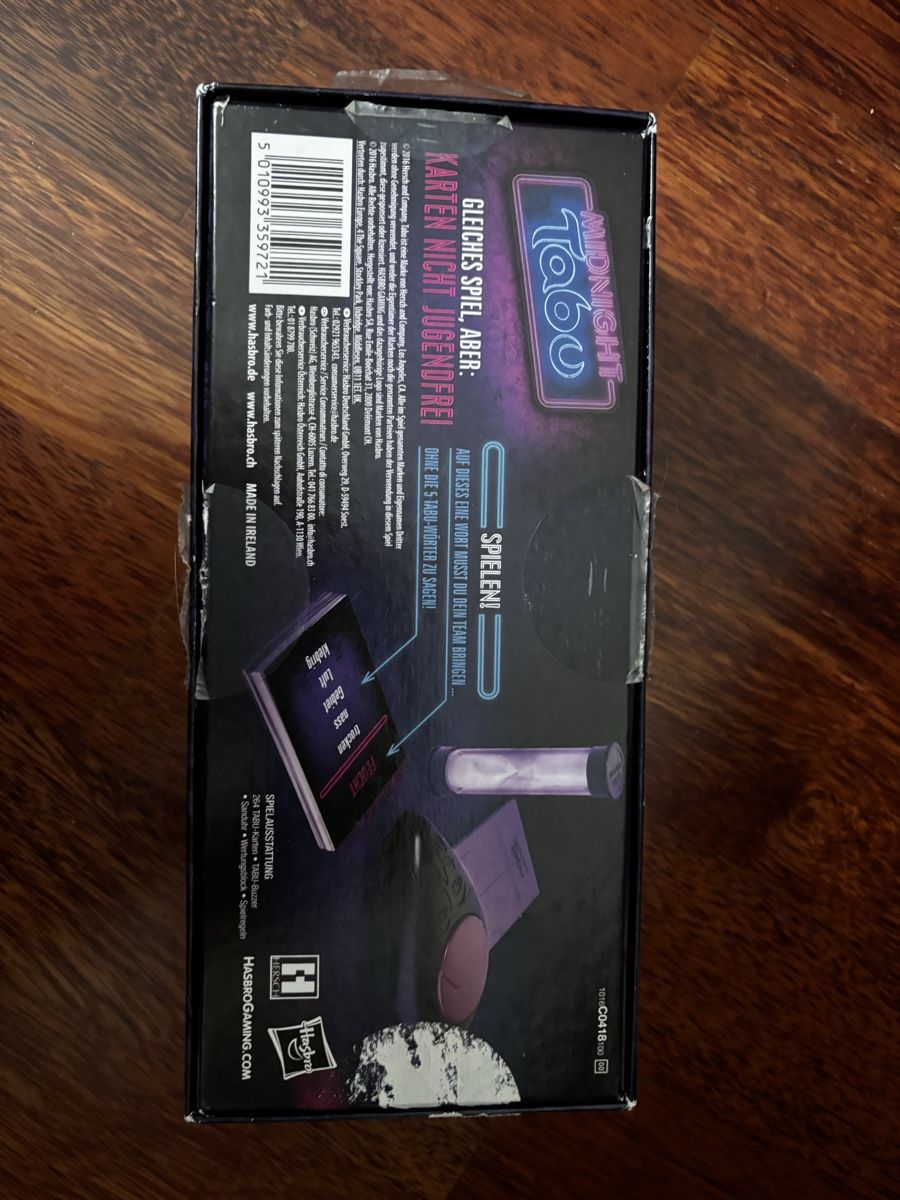 Hasbro Giochi: Hasbro Gaming Tabu Midnight – Usato da Amriswil venduto da Ka_Sc 1