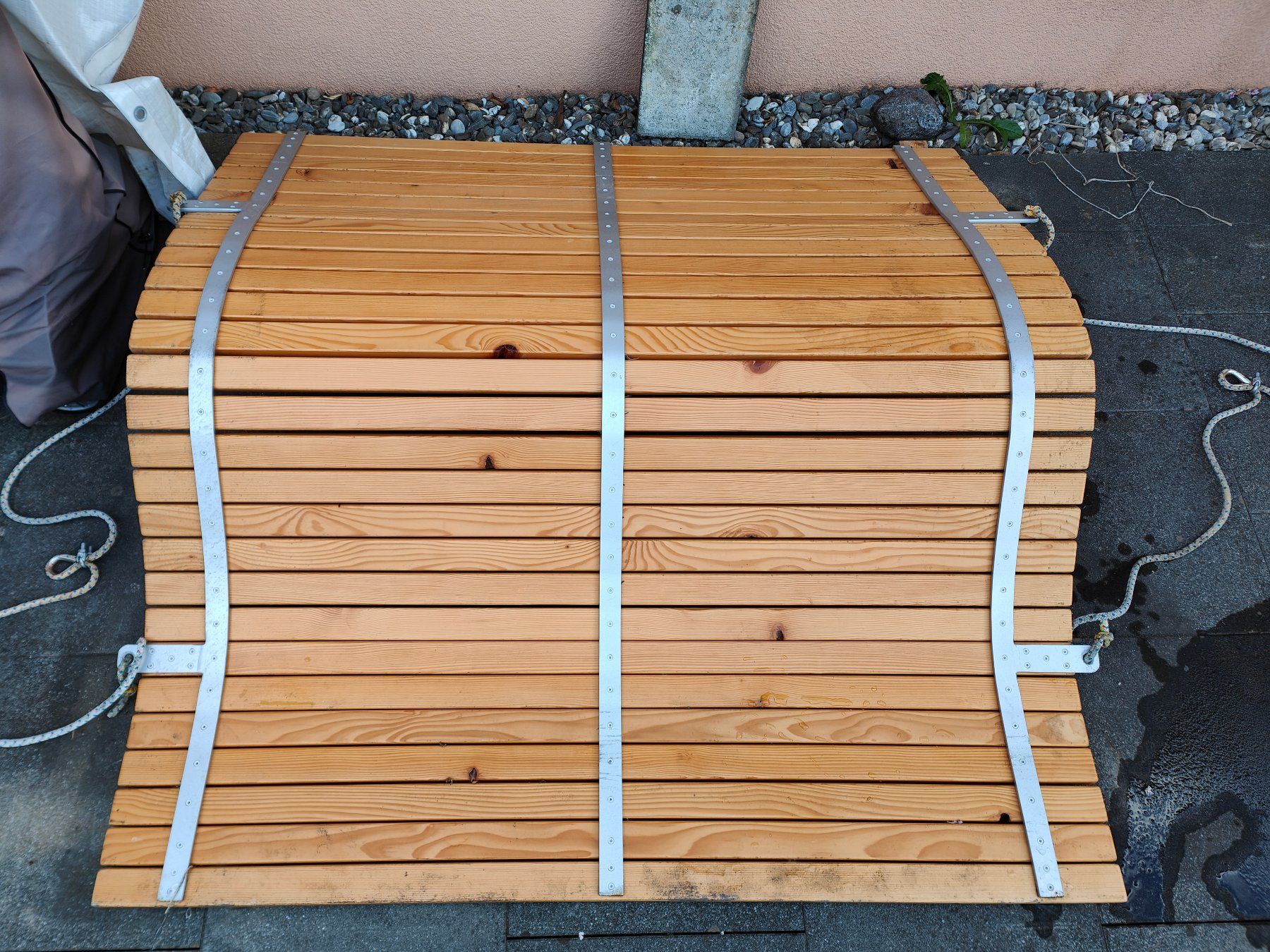 Chaises longues: Wellenholzliege als Schaukel – D'occasion à Mels par velo-city 1