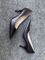 Pumps Gucci Leder dunkelbraun 