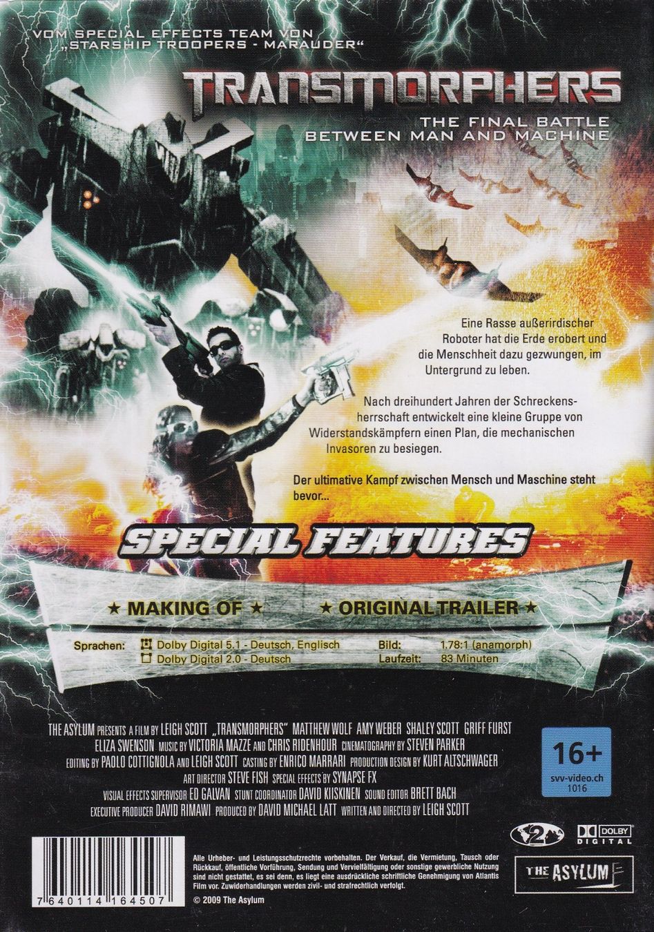 Tutti i DVDs: DVD ab Fr. 1.--, Transmorphers – Usato da Lausen venduto da Mondeo10628 1