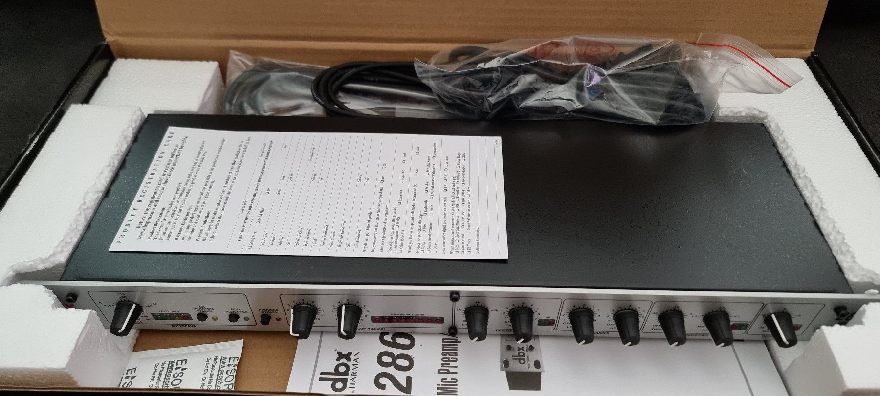 Dbx Amplificateurs: DBX 286s Mikrofonvorverstärker/Processor in OVP – Neuf (Voir description) à Zürich par m1klos 1