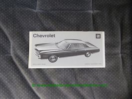 Chevrolet Modellprogramm 1971/03 französisch GM-Biel