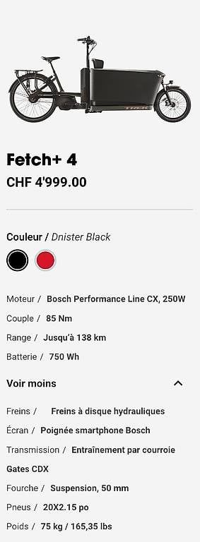 Trek Velos: Trek Fetch +4 - Vélo cargo éléctrique haute capacité – Gebraucht aus Lausanne von ala_lnf9 4