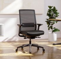 Ergonomischer Bürostuhl Active matt-schwarz Synchronmechanik