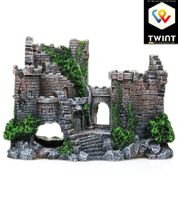 ✅ NEU Aquarium Dekoration - Schloss Ruine