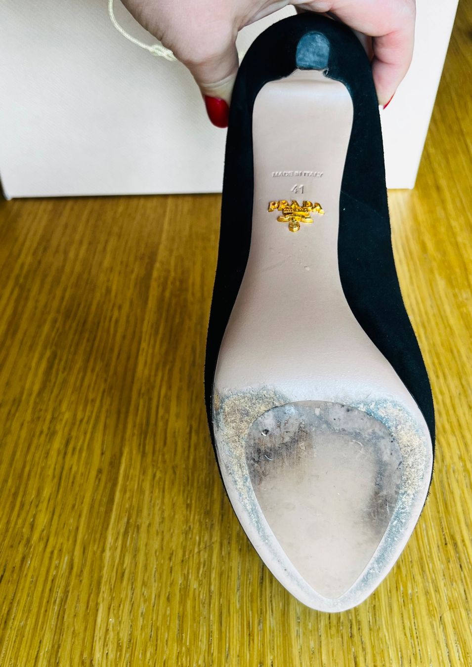 Prada Scarpe da donna: Schwarze PRADA Pumps Wildleder, Grösse 41 – Nuovo (secondo la descrizione) da Meilen venduto da mary24031978 5