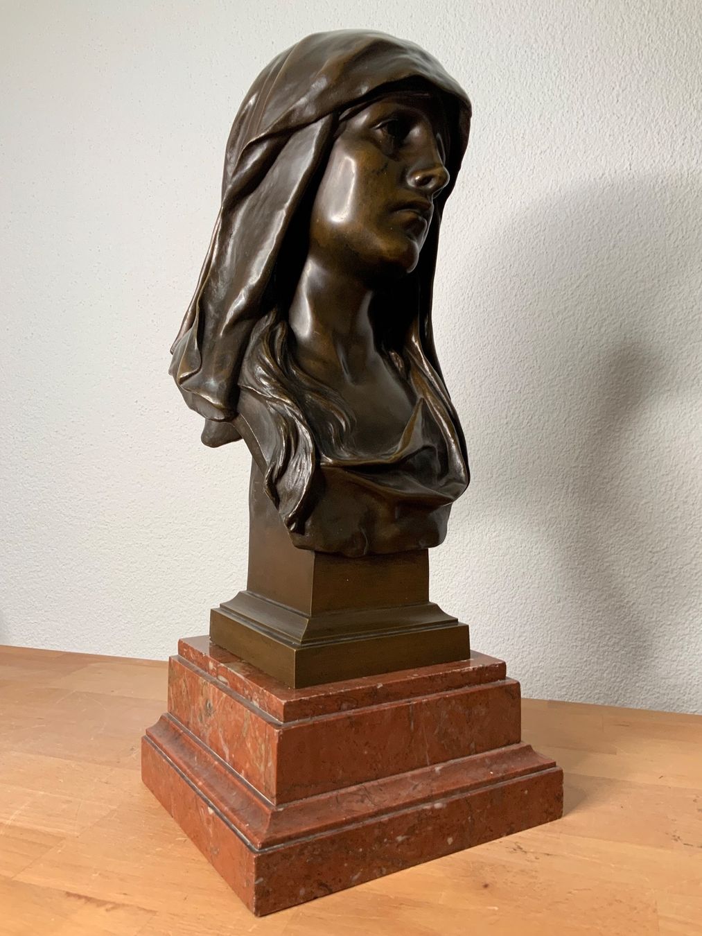 Sculture & Statue: Bronze buste Sainte Vierge Marie – Usato da La Heutte venduto da Mikeller74 1