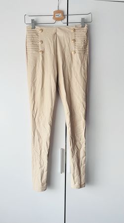 Damen Hose beige mit Goldknöpfen, guter Zustand