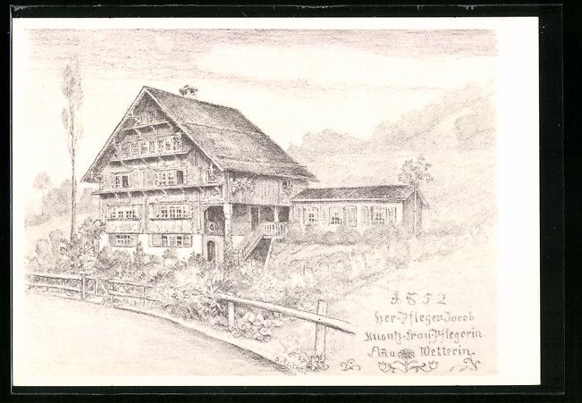 Cartes postales: Ebnat, Haus Edelmann im Acker – D'occasion à Berlin par bartko-reher