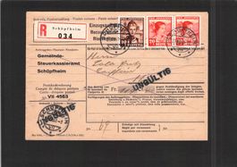 Einzugsauftrag Schüpfheim  ,  Pro Juventute , 22.Xll.1942