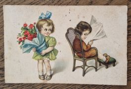 Schalkgruss z. Namenstag a. E  Zollinger, Hombrechtikon 1927