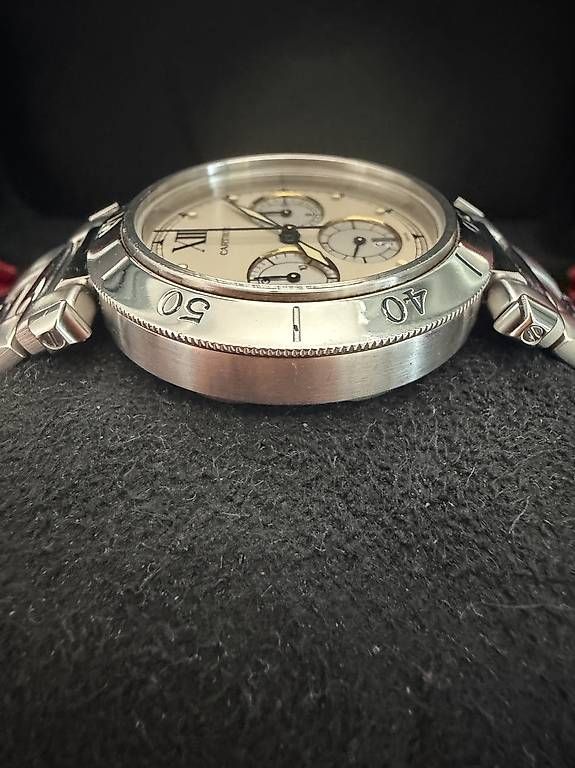 Cartier Uhren: Cartier Pasha Chronograph Quarz – Gebraucht aus Zürich von timeio-swapwatch 4
