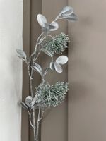 Kunstblumen/Silber/Glitter/Neu/OVP