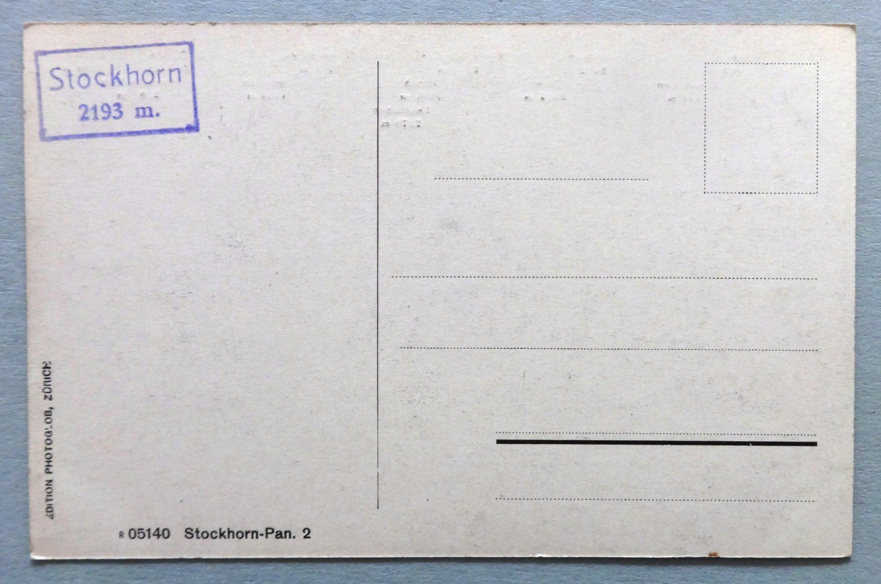 Cartoline postali: Stockhorn-Pan. 2 – Usato da Fétigny venduto da Billy2miny 1