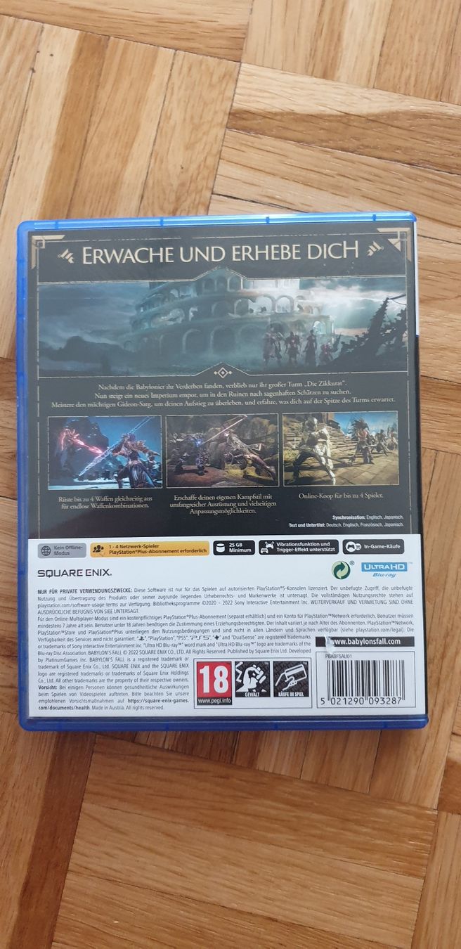 Spiele: Babylons Fall PS5 – Gebraucht aus Richterswil von Bardock0124 1