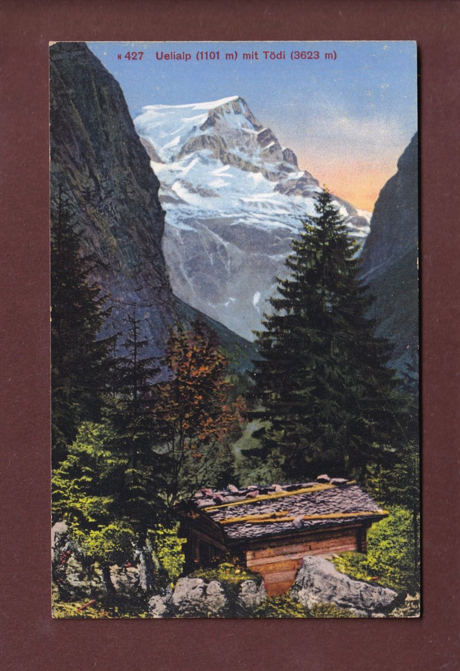 Cartoline postali: UELIALP - Tödi – Usato da Pully venduto da nicecards
