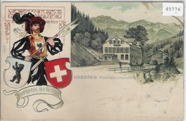 Rossfall bei Urnäsch AR - Präge-Litho