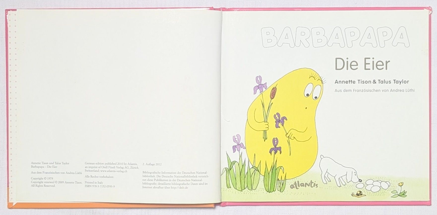 Libri: Barbapapa - Die Eier - Annette Tison und Talus Taylor – Nuovo (secondo la descrizione) da Wängi venduto da ABIZONE-86 1
