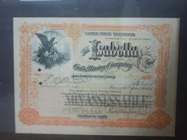 Aktienzertifikat The Isabella Gold Mining