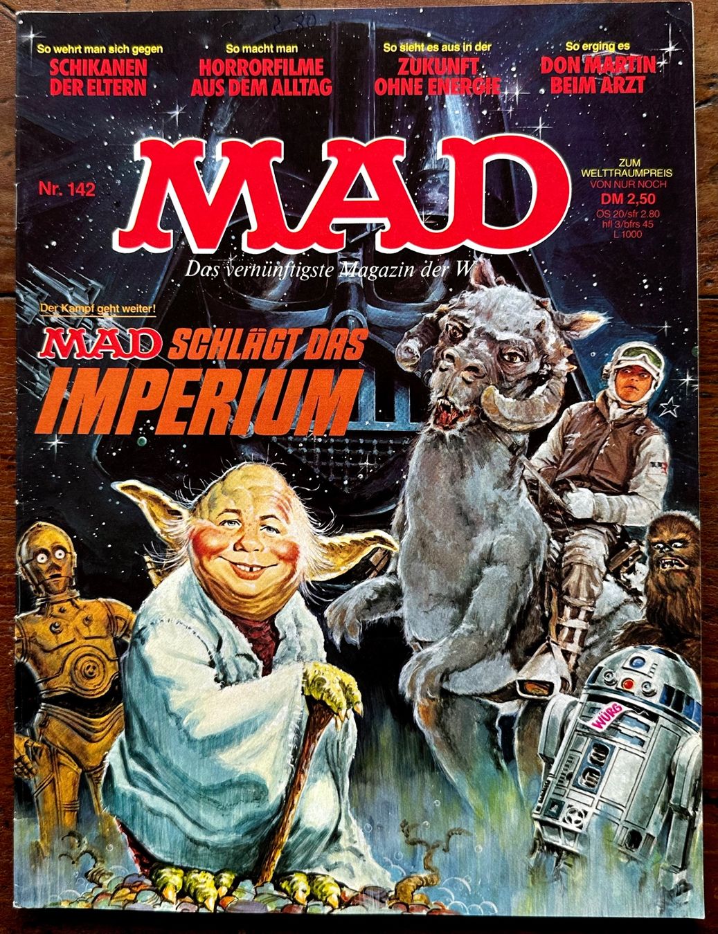 Comics: Mad Nr. 142 Star Wars, hunderte alte Comics ab 1.- – Gebraucht aus Seltisberg von quadartswiss
