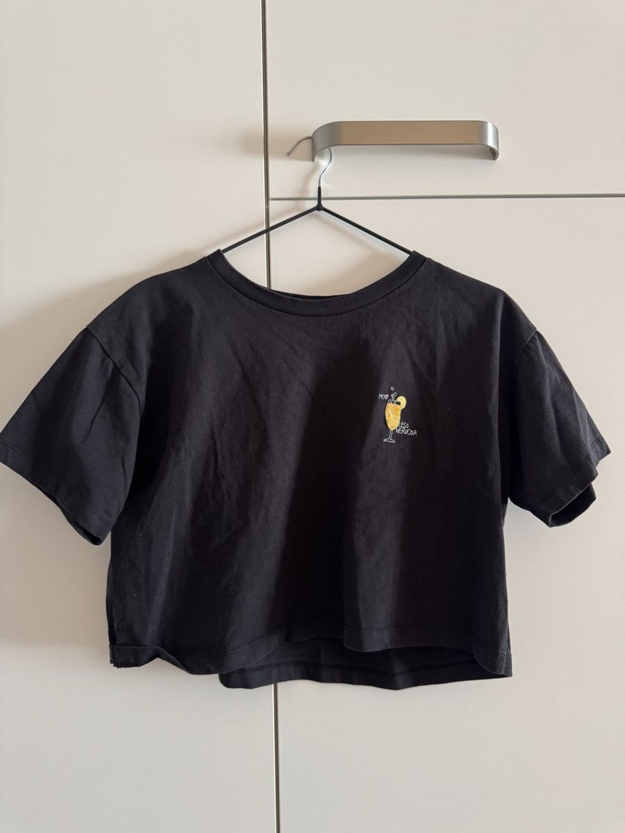 T-shirt: On Vacation Shirt, Schwarz, S – Usato da Zürich venduto da noura2202