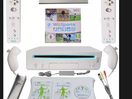 Nintendo WI mit Fitness Board und 3 spiele