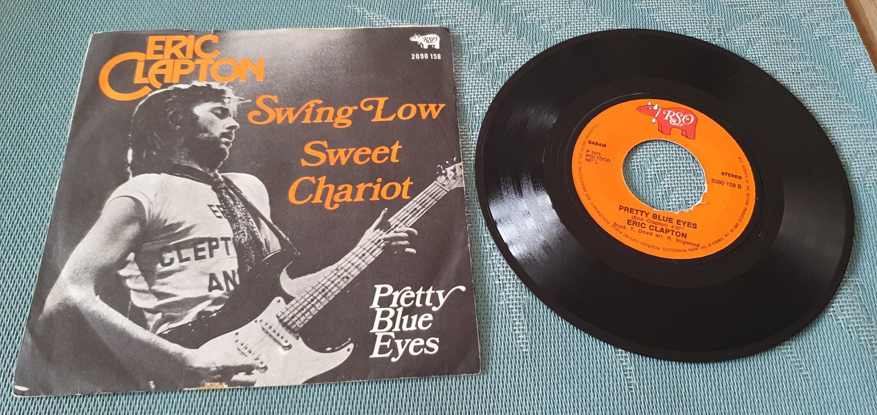 Dischi in vinile: ERIC CLAPTON, Swing low sweet Chariot, Single, TOP! – Usato da Kreuzlingen venduto da Cdschlumpf 1