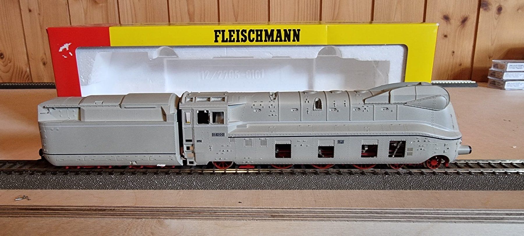 Fleischmann Modellini di ferrovie: BR 03 1001 grau Fleischmann – Usato da Sattel venduto da B7u 3