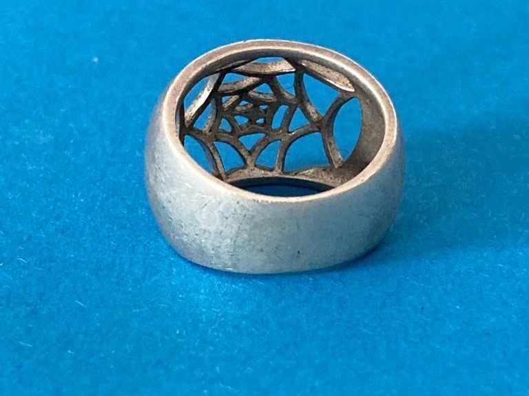 Anelli: Silberring Spinnennetz (52) – Usato da Laufen venduto da Futuremarket 4