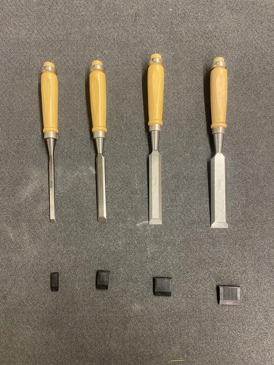 QUARKZMAN Feilenhefte Aus Holz - 6 Stück Set Für Feilen & Werkzeuge