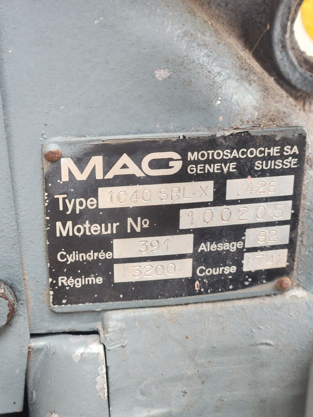 Motoren: Maag Motor Typ 1040 SRL X Aebi – Gebraucht aus Fisibach von Jersey83 1