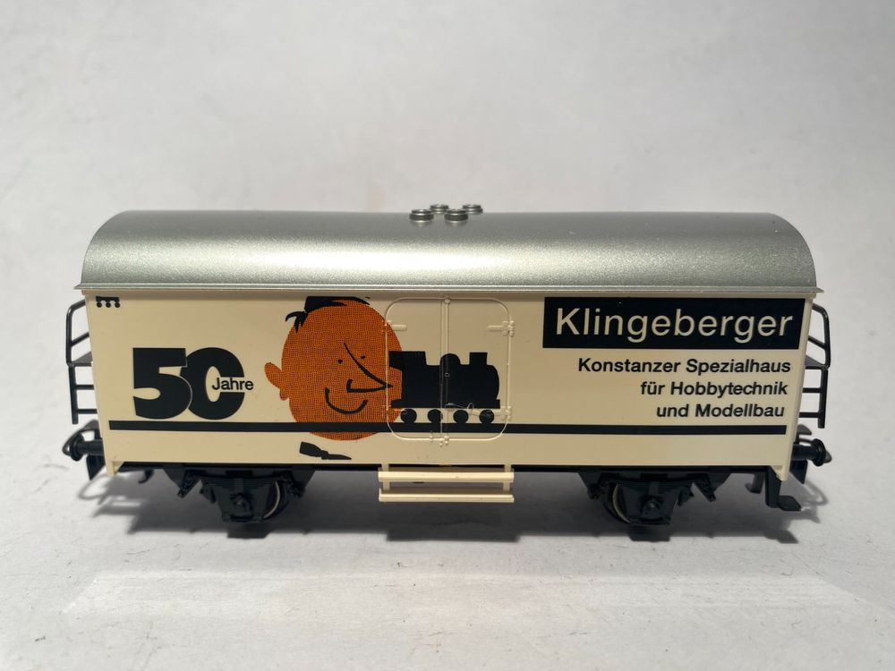 Märklin Kühlwagen 50 JAHRE KLINGEBERGER weiss, AC Achsen 2