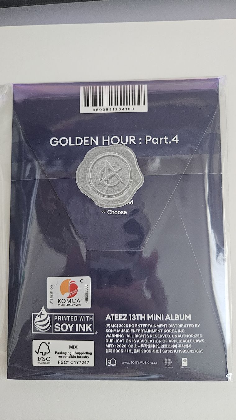 Carte collezionabili: Ateez GH Part. 4 Pocaalbum Diary ver. – Nuovo e nell'imballaggio originale da Au ZH venduto da Lattee01 1