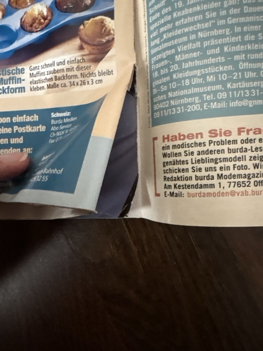 Schnittmuster: Burda Modemagazin 3/2003 – Gebraucht aus Dübendorf von lus_9275 2