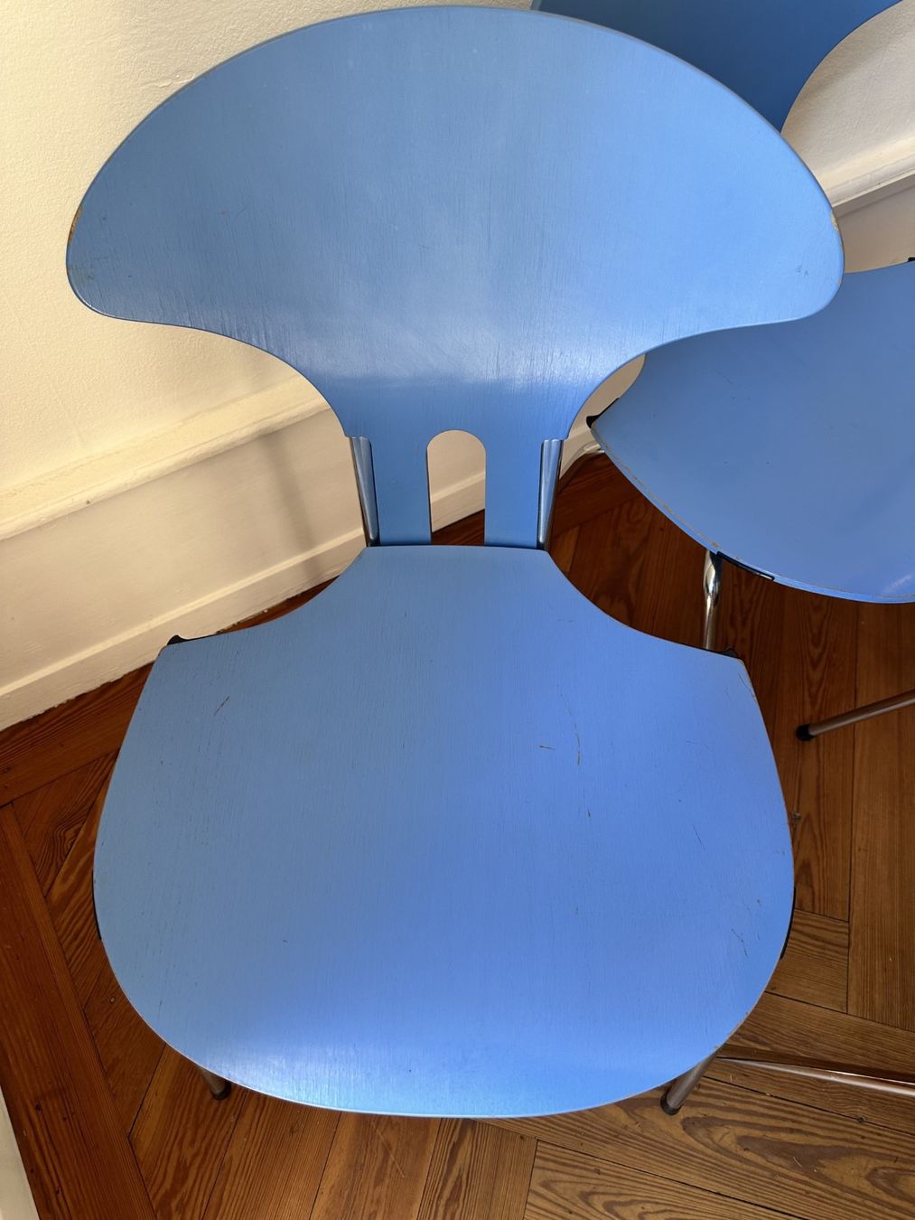 Stühle: Ensemble de 5 chaises vintage teck, Randers, Danois – Gebraucht aus Lausanne von jul_v9ht 7