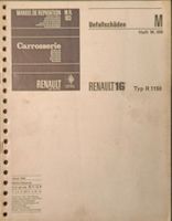 Reparaturhandbuch Unfallschäden Renault 16