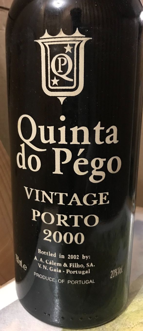 Wein: Quinta do Pego Vintage Port 2000 – Neu (gemäss Beschreibung) aus Cully von Forninho