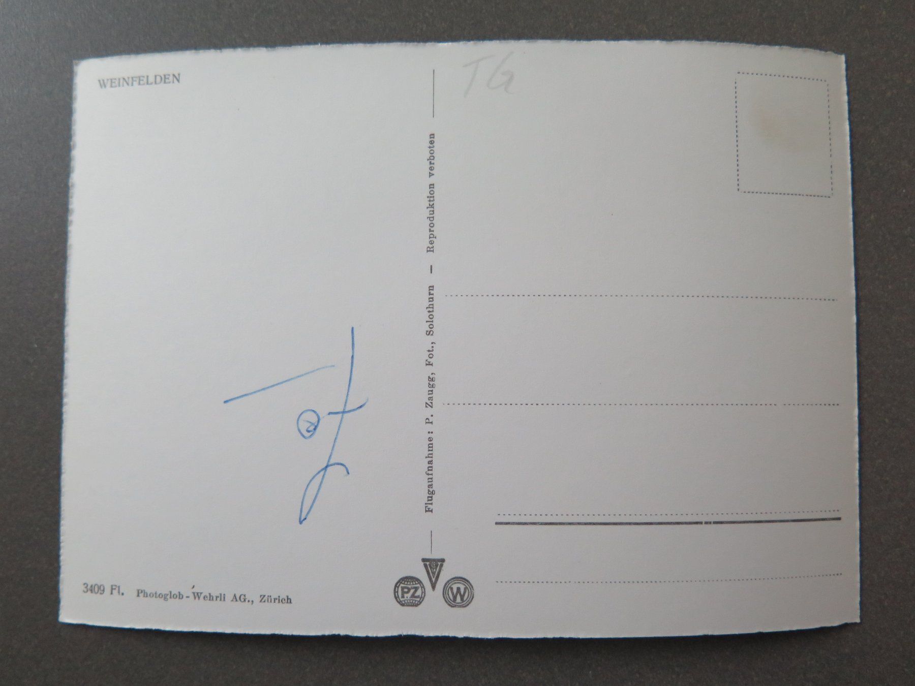 Cartoline postali: WEINFELDEN - FLUGAUFNAHME – Usato da Wittenbach venduto da lipasal 1