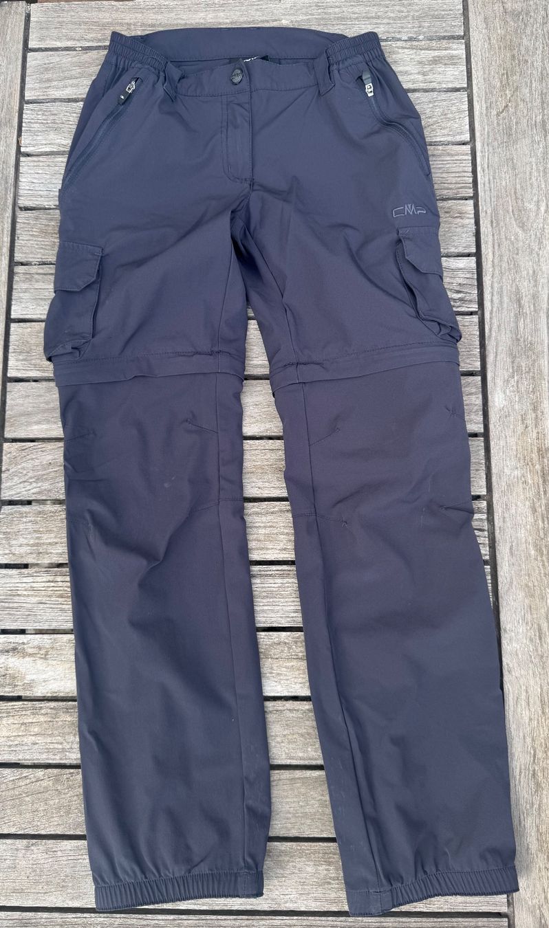 CMP Pantaloni: Wanderhose CMP, abzippbar, Grösse 140 – Usato da Suhr venduto da Lopis