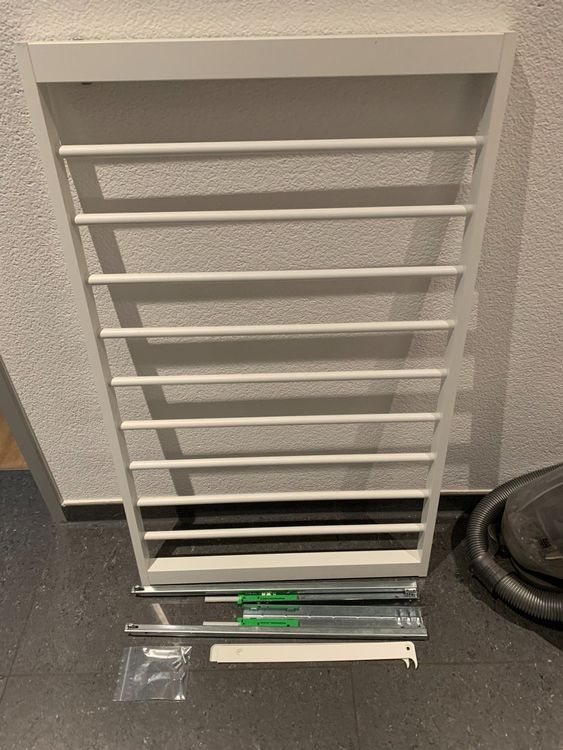 Ausziehbare Kleiderstange Für Schrank - Weiß, Verstellbar, Bis 20kg Belastung
