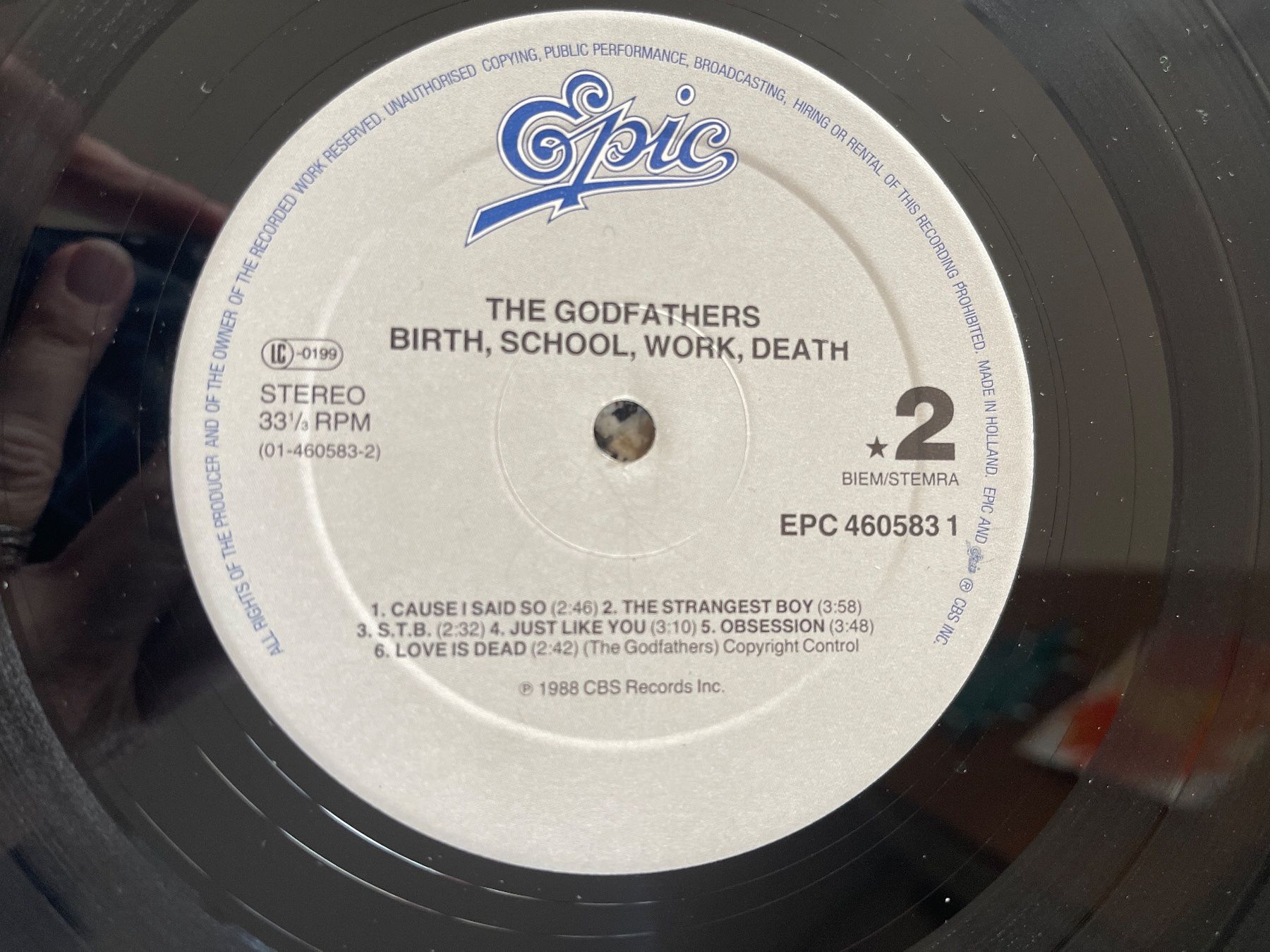Dischi in vinile: A203/The Godfathers - Birth, School, Work, Death – Usato da Frutigen venduto da Philippe_jsp 2