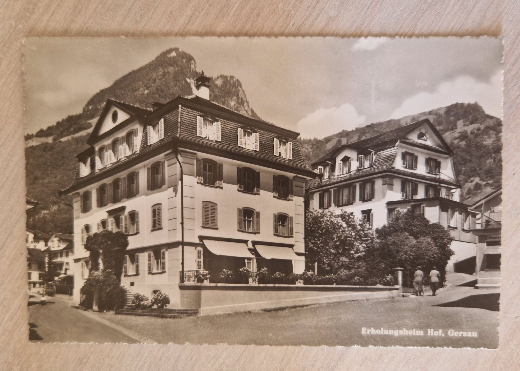 Cartoline postali: Erholungsheim Hof Gersau 1956 – Usato da Ebikon venduto da Donar50